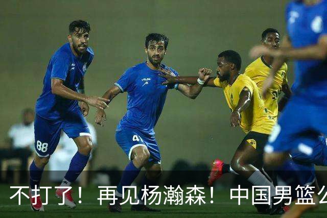 不打了！再见杨瀚森！中国男篮公布12人名单